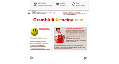 Desktop Screenshot of grembiulidacucina.com